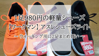 ワークマン 980円 シューズ 軽量 アスレ ウォーキング